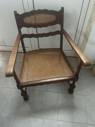 Sillón antiguo vintage madera para Restaurar