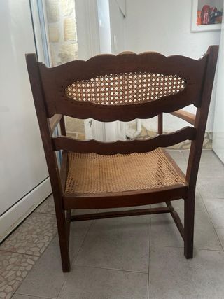 Sillón antiguo vintage madera para Restaurar