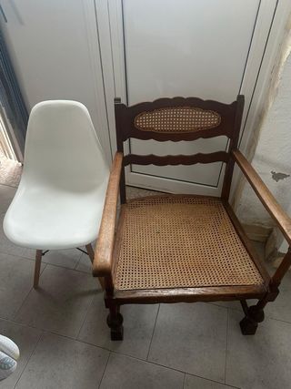Sillón antiguo vintage madera para Restaurar