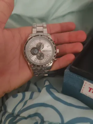 Reloj True Religion Plata y Blanco