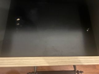 Mesilla de noche madera y metal