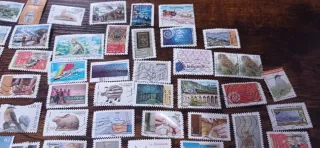 Lote de sellos postales variados