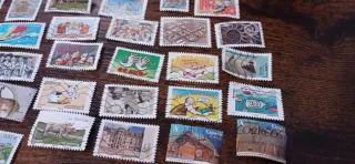 Lote de sellos postales variados