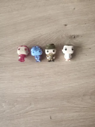 Lote 4 Mini Figuras Funko Pop