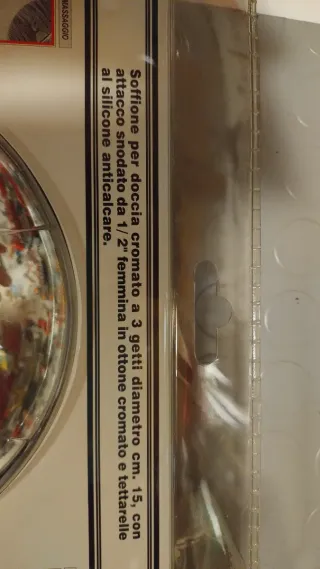 Soffione doccia PANDA snodato 3 getti