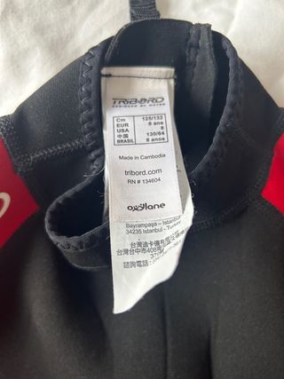 Neopreno corto infantil Tribord