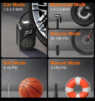 Hinchador Portátil Belibuy Coche