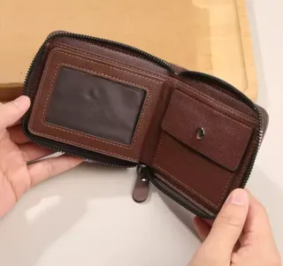 Cartera de Piel para Hombre Black