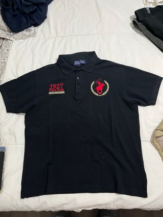 Polo Club Polo Negro y Rojo Talla M