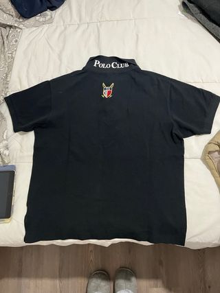 Polo Club Polo Negro y Rojo Talla M