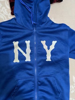 Sudadera New York Talla M Azul