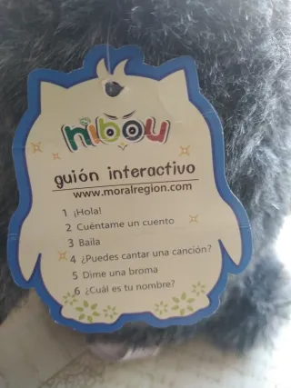 Mascota interactiva de peluche