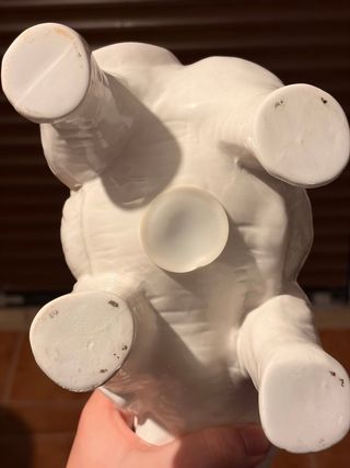 Elefante portafortuna salvadanaio bianco