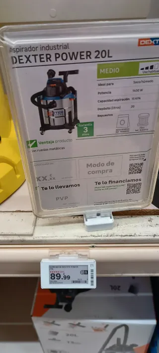 Aspirador Dexter 1400W ( no regateo)