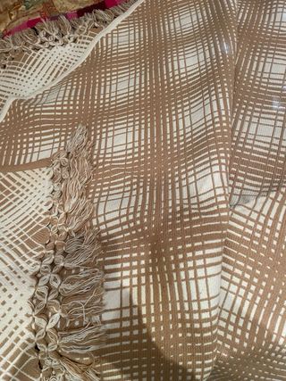 Coperta misto  lana artigianato  abruzzese