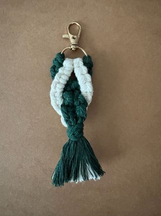 Portachiavi macramè multicolore