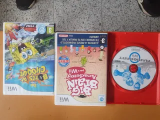 Juegos Wii: Spongebob y Big Brain Academy