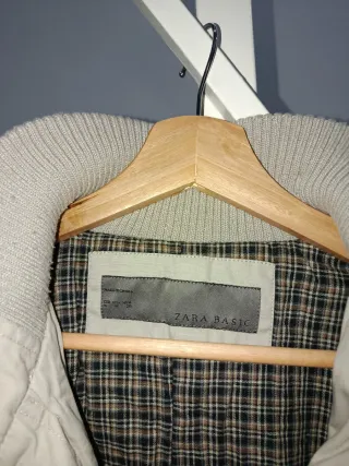 Abrigo Zara Beige Mujer