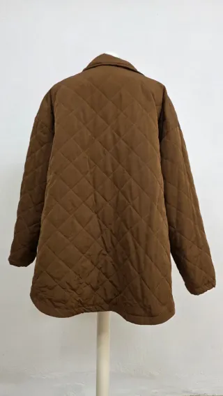 Chaqueta acolchada marrón talla XXL