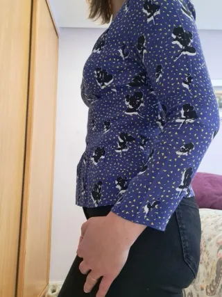 Blusa Bimba y Lola Estampada Talla XS