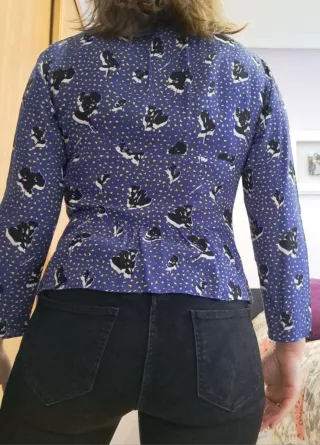 Blusa Bimba y Lola Estampada Talla XS