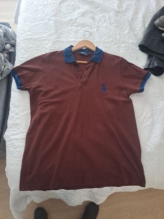 Polo Ralph Lauren Camiseta Marrón y Azul