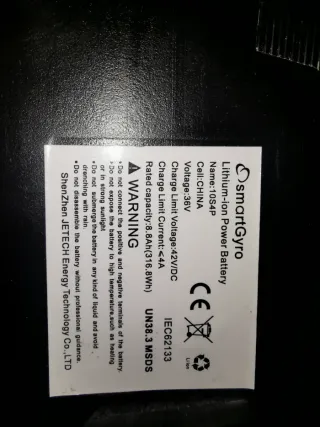 Lote Baterías Patinete Eléctrico