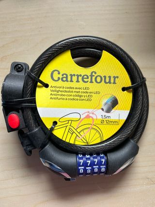 Antirrobo Carrefour con código y LED