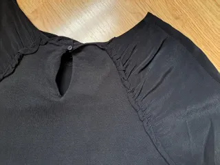 Blusa Massimo Dutti Negra Talla XS