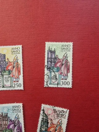 Set 4 Francobolli Italia Anno Santo MCMLXXXI
