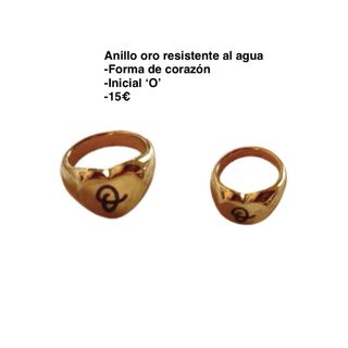 Anillo oro resistente al agua (Personalizado)