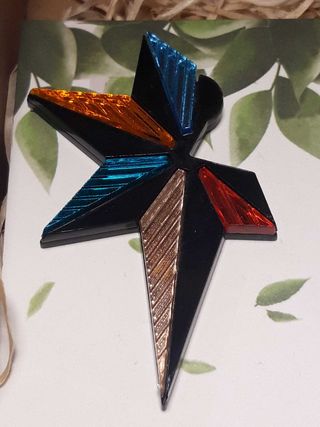 Pendientes Dumidusai Metacrilato y Plata