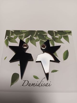 Pendientes Dumidusai Metacrilato y Plata