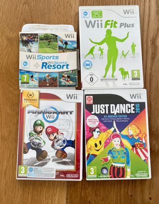 Nintendo Wii Negra + Accesorios + Juegos