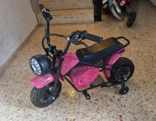 Moto Eléctrica Infantil Rosa