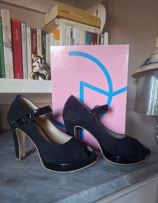 Scarpe donna tacco alto con plateau