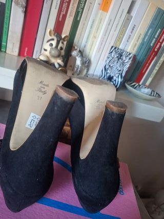 Scarpe donna tacco alto con plateau