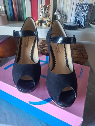 Scarpe donna tacco alto con plateau