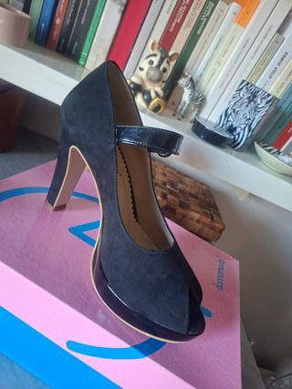 Scarpe donna tacco alto con plateau