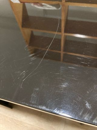 Mesa de comedor extensible negro piano