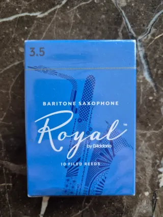 Caja cañas Royal 3.5 para saxo barítono