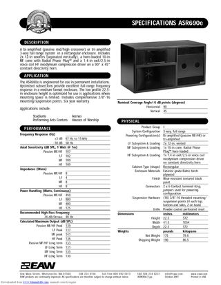 Altavoces EAW Negros