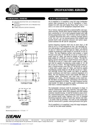 Altavoces EAW Negros