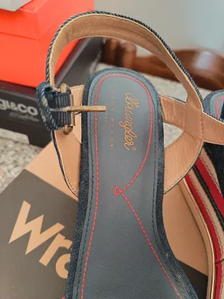 Sandali Sunshine Kelly Cross WL181700 blu e rossi