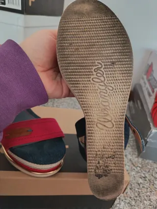 Sandali Sunshine Kelly Cross WL181700 blu e rossi