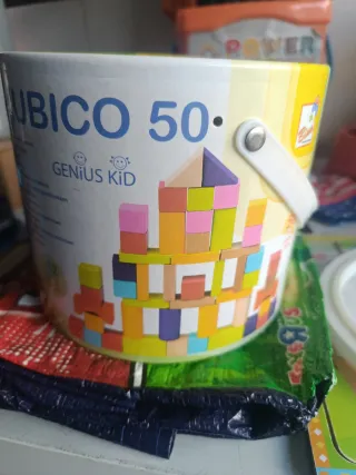 Bloques de Construcción Madera Infantil