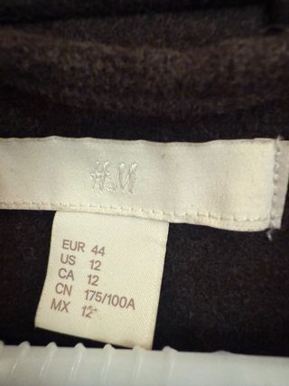 Abrigo H&M elegante oversize XL