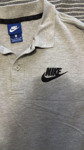 Polo Nike Gris Talla M