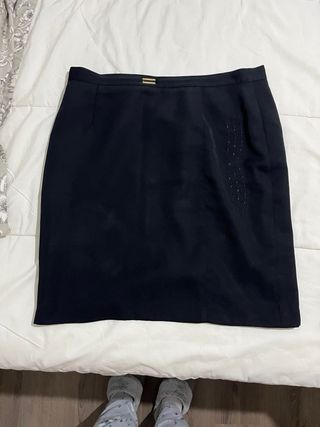 Falda tubo negra mujer