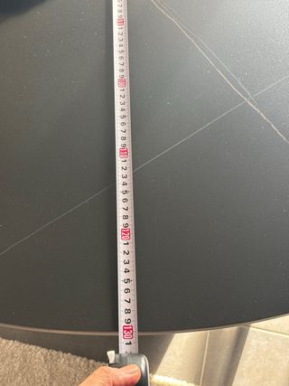 Mesa de comedor redonda piedra sinterizada